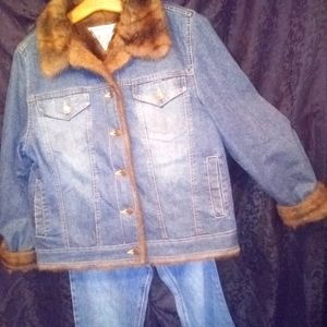 Marvin Richards lined jean jacket
